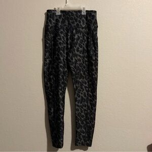 Marika Black and Gray Leggings